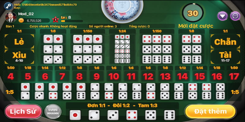 Chiến lược quản lý vốn khi chơi xí ngầu tại B52club